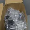 Qunclay 18 Pieces Crystal Candle Holders Bulk Candle Stick Holder Centerpieces for Table Wedding Centerpieces Crystal Decorative Tealight Dining Table Decor for Party(Silver)