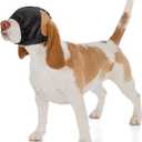 Xuniea Dog Calming Cap Dog Blindfold Shading Eye Cover Pet Anxiety Mask Muzzle Noise Ear Muffs for Noise Cancelling Grooming Anti Car Sickness (Medium)