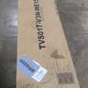 Rolanstar TV Stand with LED Lights & Power Outlet, Modern Entertainment Center for 32/43/50/55/65 Inches TVs, Table, Universal Gaming Media Stand Storage Cabinet and Large Storage, White