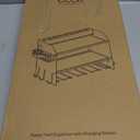 CCCEI Modular Power Tool Organizer Wall Mount with Charging Station. Garage Drill Storage Shelf with Hooks, Heavy Duty Rack, Tool Battery Holder Built in 8 Outlet. Gift for Men. Red, 1 Pack.