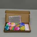 BAOXUE 32 Pack Valentines Day Cards For Kids School, Pop It Valentines Cards For Kids, Classroom Bulk Gifts with Keychains Cards, Perfect for School Party Favors Class Exchanges