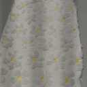 DFXSZ Spring Summer Pillow Covers 12x20 inch Spring Decor Yellow Color Flower Heart Daisy White Soft Plush Faux Fur Jacquard Throw Pillows for Sofa Holiday Home Decor PTK037A12