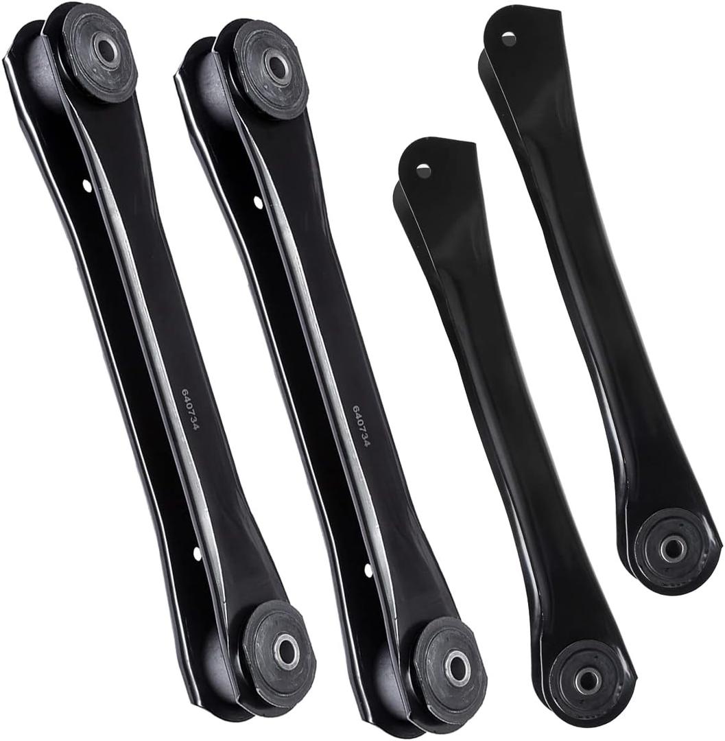 4Pcs Suspension Kits AUQDD K620244 x2 K640734 x2 Front Control Arm Compatible With 1991-2001 Jeep Cherokee 1991-1992 Comanche 1997-2006 Wrangler TJ (K640331 K660203 K660204)