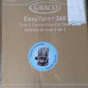 Graco EasyTurn 360 2-in-1 Rotating Convertible Car Seat, 360 Degree Rotating Infant to Toddler Rotating Car Seat, 2 Modes Rear and Forward Facing, Slim Design, Solae, EXP: 12/2034