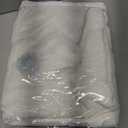 MIULEE Natural White Linen Curtains 84 Inch Long for Bedroom Living Room, Soft Thick Linen Textured Window Drapes Semi Sheer Light Filtering Rod Pocket Back Tab Neutral Farmhouse Cream Ivory 2 Panels, 52"W x 84"L (Pack of 2)