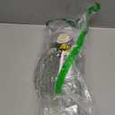 Peanuts Snoopy Glass Cups with Lids and Straws - 40 Oz Tumbler with Handle and Straw Glass Water Bottles Drinking Glasses with Straws Iced Coffee Cups Travel Coffee Mug Smoothie Tumbler