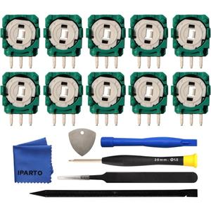 10 Pack 2K3 Ohm Potentiometer Replacement for Sony PlayStation 5 PS5 Dualsense / PS4 DualShock Controller Trim Pot Resistor Thumbstick Module Sensor for ALPS Analog Joystick (10 Pack)