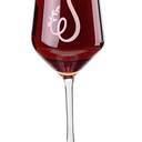 14 Ounce Classic Crystal Glass, A-Z Monogrammed Gifts For Women, Engraved Personalized Glass, Unique Glasses Gift (S)