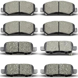 D1374 D1415 Front Rear Ceramic Brake Pads Set Fit For 2008-2013 Nissan Rogue,2009-2022 Nissan Maxima, 2008-2012 X-Trail