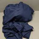 Amazon Basics Lightweight Super Soft Easy Care Microfiber 4 Piece Bed Sheets Set with 14-Inch Deep Pockets, Queen, Navy Blue, Solid