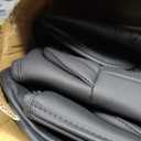 Car Seat Cover Custom Fit for Dodge Ram 1500 2500 3500 2002-2026 Faux Leather Seat Cover Set Compatible with Crew Quad Regular Cab Pickup Truck Cushions (Black, Full Set, Curved Rear)