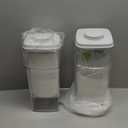 Melovom 4 Pcs Large Pop Airtight Food Storage Containers Set with Lids, 4.2Qt/4L Food Containers with Scoop, Kitchen Pantry Organization and Storage, BPA Free Stackable Cereal Container (4 * 4.2Qt)