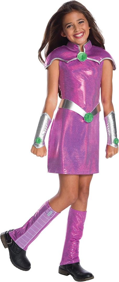 Rubies DC Superhero Girls: Starfire Costume for Kids, Girl's Large