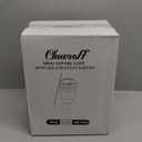 100 Pack 12 oz Disposable Paper Coffee Cups with Lids and Sleeves and Stirring Sticks, Leak-free Disposable Insulated Paper Cups for To Go Hot or Cold Beverages(Gray)