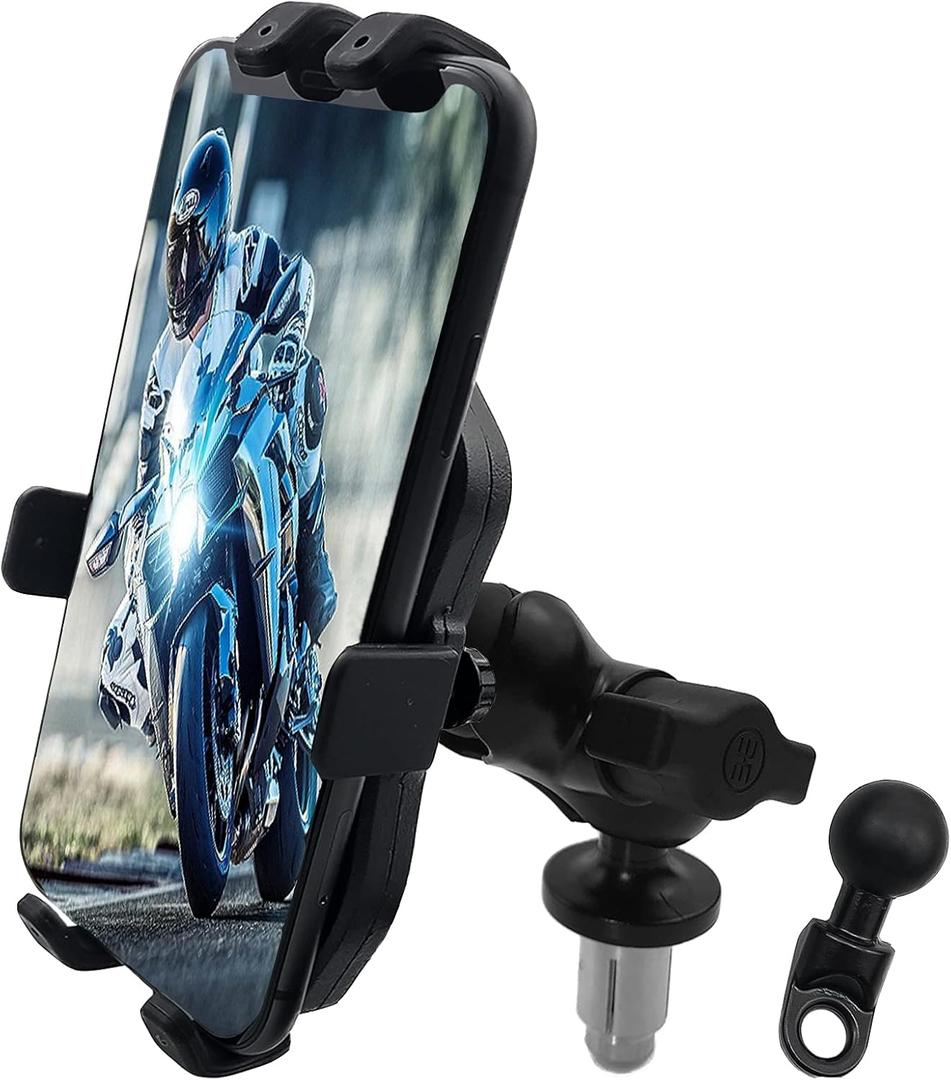 Motorcycle Phone Mount GPS Navigation Bracket Mobile Phone Holder Fork Stem for Suzuki Hayabusa GSX-R 600 750 1000 YZF R1 R6 S1000RR CBR250R 300R Kawasaki Ninja 400