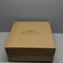 Pasentel 34" Farmhouse Large Vanity Light, 4-Light Bathroom Lighting Fixtures Over Mirror, White Modern Rustic Industrial Indoor Wall Sconce Lighting for Bathroom, Cabinet, Mirror