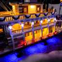 LED Lighting Compatible with Lego 21356 River Steamboat, RC Light Kit Compatible with Lego Ideas 21356, NOT Included The Model Set - JUST Lights