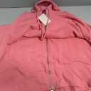 MixMatchy Women's Casual Oversized Fit Long Sleeve Zip Up Hoodie Tunic Fall Sweatshirt Jacket 1XL