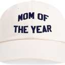 Favorite Daughter Women's Mom of The Year Baseball Cap (Beige)