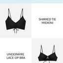 Sports Illustrated Womens Scoop Hipster Bikini Bottom (Black, XL)