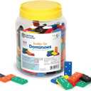 Learning Resources Double-Six Dominoes - Classroom Must Haves, Math Teaching Tools, Dominoes for Kids, Math Learning Games