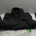 JMIERR Mens Casual Cotton Hooded Collar Drawstring Hoodies Pullover Sweatshirts Casual Long Sleeve Shirts (Medium, Black)