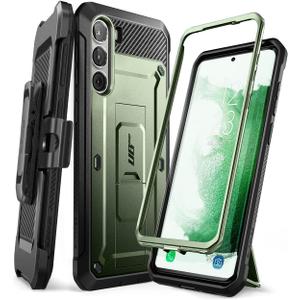 SUPCASE for Samsung Galaxy S23 Case with Stand (Unicorn Beetle Pro), [Built-in Front Frame & Belt-Clip] [Military-Grade Drop Protection] Full-Body Rugged Kickstand Phone Case for Galaxy S23, Guldan