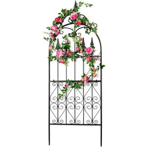 Garden Trellis 60 x 21.7 for Climbing Plants 5FT Metal Iron Wire Vine Flower Trellises for Outdoor Climbing Plants Support