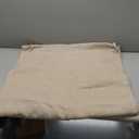 RYB HOME Linen Textured Curtains Semi Sheer Window Curtains Light Filtering Ariy Privacy Sheers for Bedroom Living Room Office Patio Door, Beige, 52 inch Wide x 108 inch Long, 2 Panels