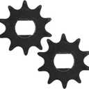 Keenso 10T Sprocket,Motor Sprocket,420 Model 2Pcs 10 Teeth Steel Motor Chain Sprocket,12x17mm Inner Hole Middle Motor Accessories Electric Scooter Electric Scooter