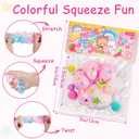 3 x Golray 12pcs Mochi Fufu Toys Kids Party Favors, 2.6" Bulk Squeeze Stress Relief Sensory Fidget Toy for Adult, Valentine's School Gift Prize, Easter Egg Stuffers Birthday Pinata Goodie Bag Filler