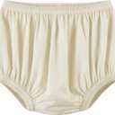 Adult Diaper Cover for Incontinence Noiseless Leak-Protection Underwear Plastic Pants Over Diapers Waterproof Rubber Pants(Beige, 3XL(Woman Size)) (3X-Large(Woman Size ))