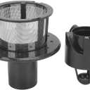 Vacuum Cleaner Filter Assembly, ABS Handheld Vacuum Cleaner Filter Bin Replacement Part Washable Replacement Filters for Ultenic P12 P13