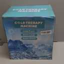 Ice Machine for Knee After Surgery, Cold Therapy Machine for Knee Replacement, Portable Ice Therapy Machine with Wheels, Handle for Pain Relief - Unisex for Men/Women (Blue)