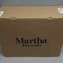 Martha Stewart Goose Feather Down Fiber Cotton Comforter Queen Size, Feather Duvet Insert Queen, Hotel Collection Hypoallergenic Comforter 58oz All Season Medium Warmth 90 x 90 Inch White