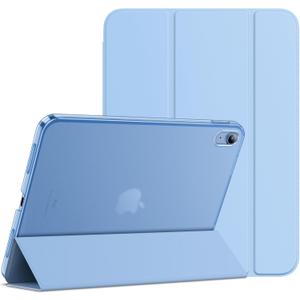 JETech Case for iPad (A16) 11th Generation 11 Inch 2025 / iPad 10th Generation 10.9 Inch 2022, Slim Smart Cover with Hard PC Translucent Back, Supports Touch ID, Auto Wake/Sleep (Blue)