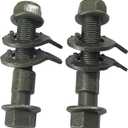 2pcs 16mm Adjustable Camber Correction Alignment Kit Fit Front Wheels Cam Bolts Compatible with Acadia Civic CR-V Element HR-V Odyssey Pilot