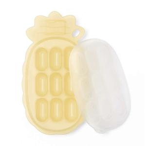 haakaa Silicone Nibble Freezer Tray-Ice Cube Mold -Breast Milk Teether Pop Maker -Baby Forage Fresh Food Feeder-Storage Container for Homemade Baby Food - BPA Free -Blush