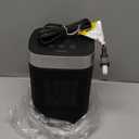 Small Portable Space Heater for Indoor Use - VOCRS 1500W PTC Electric Heater with Thermostat, Remote Control, 12H Timer, Eco and Fan Mode, Rapid and Safe Heating for Bedroom, Office