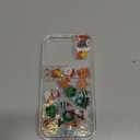 Glitter Christmas Case for iPhone 16 Pro, Cute Merry Christmas Liquid Flowing Moving Xmas Santa Tree Snowman Bling Sparkle Clear Shockproof Women Girls Phone Case for iPhone 16 Pro 6.3",Clear