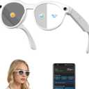 AI Smart Glasses with Camera 4K, Video Recording.Bluetooth for Men & Women -Hands-Free Recording Glasses with Audio, Al-Powered Wearable Tech