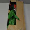 Solar Garden Lights Outdoor - Upgraded Brighter Tulip Lights with 6Pack Realistic Solar Flower,IP65 Waterproof Outdoor Garden Decor for Yard Lawn Pathway,Gift for Mom Women,Red