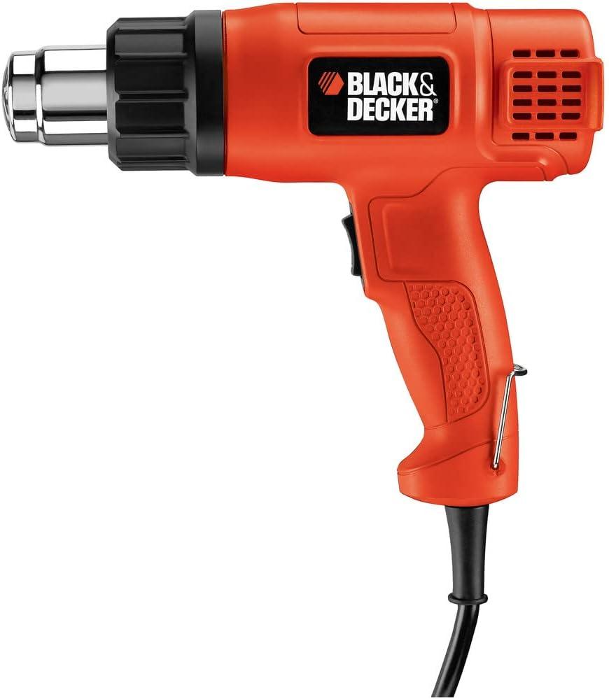 BLACK+DECKER Heat Gun for Crafts, Corded, Dual Heat Settings up to 1000 Degrees, 1350 Watt (HG1300)