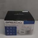 Greadio CD Player Boombox Cassette Player Combo with Bluetooth,AM/FM Radio,Stereo Sound with Remote Control,AUX/USB Drive,Tape Recording,AC/DC Powered,Headphone Jack,LCD Display for Home,Kids,Gift (White)