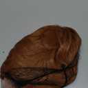 karlery Kids Short Fluffy Brown Curly Bald Wig Horror Anime Cosplay Wig for Halloween Costume Anime Party