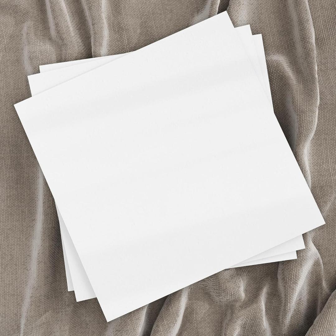 40 Pack White Vinyl Flooring Peel and Stick Floor Tiles Waterproof -12''x 12'' Self Adhesive Sticker Marble Look Tiles DIY for Bathrooms, Bedrooms, Living Rooms, and Kitchens (40Pack White)
