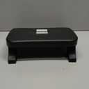 Scalebeard Under Desk Footrest, Ergonomic Foot Stool with Massage Rollers Max-Load 120Lbs Desk Leg Rest Pain Relief for Home Office Work