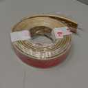 Peel and Stick PVC Crown Molding Trim Flexible Molding Trim 13.1 ft x 1.8" Self Adhesive Wallpaper Wall Border Mirror Frame Baseboard Cabinet for Home Decor Edge Background(Champagne Gold)