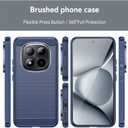 Case for Xiaomi Redmi Note 15 Pro Plus 5G, Slim Thin Phone Cover TPU Soft Back Cases Anti-Scratch Shockproof Protective Cover for Xiaomi Redmi Note 15 Pro+ 5G Blue
