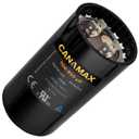 708-850 uF 708/850 MFD uf 50/60 Hz 110-125 VAC Volts Round Start Capacitor - Compatible with AC Motor Run or Fan Start and Cool or Heat Pump Air Conditioner - Replaces 11028 11928 PMJ708 PMJ708A